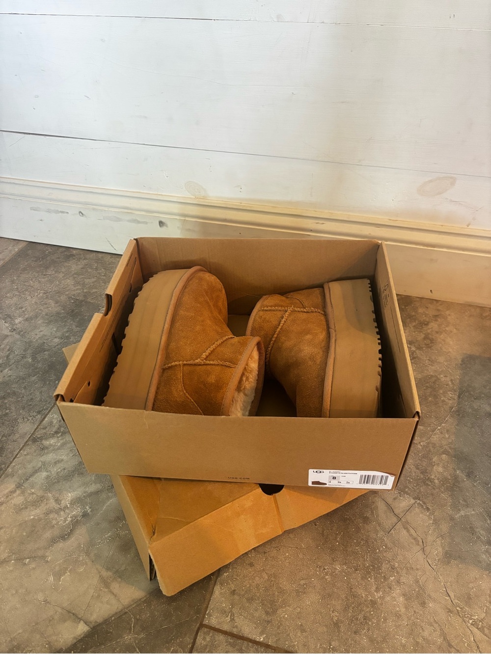 UGG Women’s Chestnut Suede Platform Boot